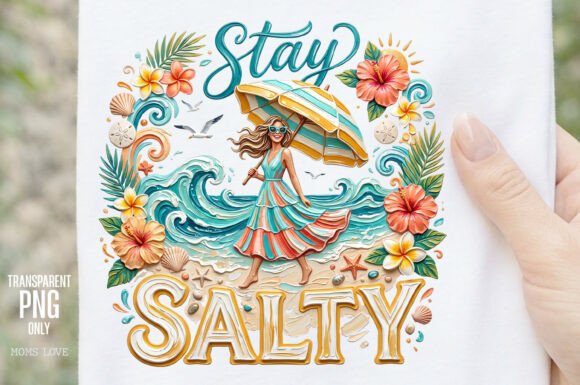 Download Stay Salty Beach PNG Sublimation - Premium Resources