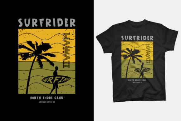 Download T Shirt Design - California Surfing - Premium Resources