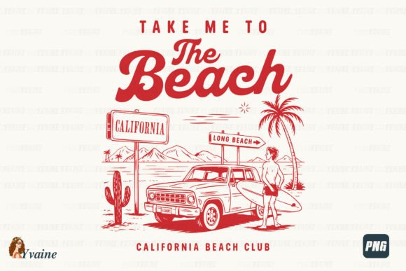 Download Summer California Beach Surf Club PNG - Premium Resources