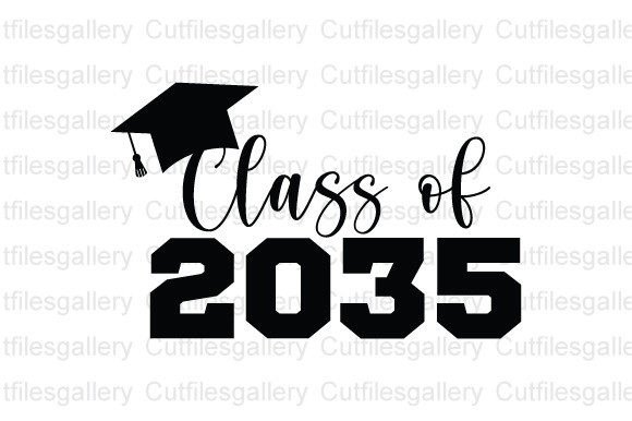 Download Class of 2035 SVG, Graduation SVG - 2035 Collection